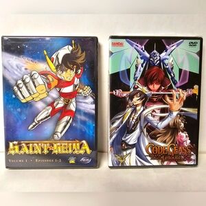 Anime Saint Seiya & Code Geass Leouch DVDS